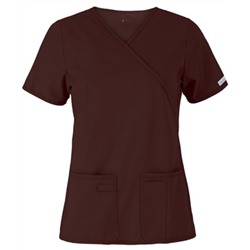 Cherokee Flexibles Scrubs Mock Wrap Top