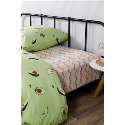 КПБ Авокадо бязь сем.