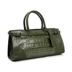 Сумка Lanotti CROCO LINE 8346/зеленый