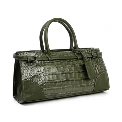 Сумка Lanotti CROCO LINE 8346/зеленый