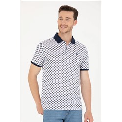 Erkek Beyaz Polo Yaka Tişört