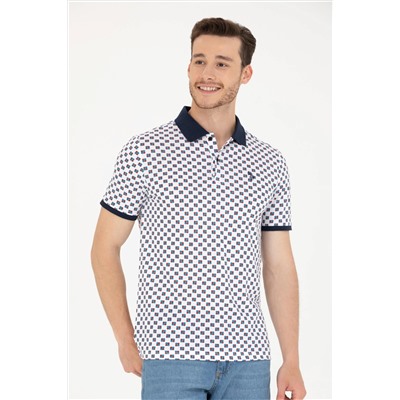 Erkek Beyaz Polo Yaka Tişört