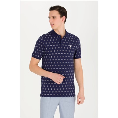 Erkek Lacivert Polo Yaka Tişört