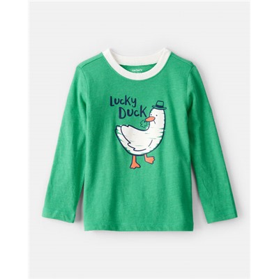 Carter's    Toddler Boy Dumptruck Long-Sleeve Graphic Tee - Blue