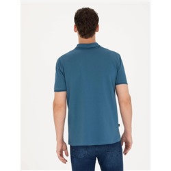 İndigo Slim Fit Polo Yaka Basic Tişört