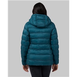 WOMEN'S LIGHTWEIGHT POLY-FILL PACKABLE HOODED JACKET