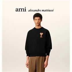 Женский плотный хлопковый флокированный свитер  АМ*И