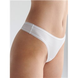 Tangas aus Rippstrick, 3er-Pack