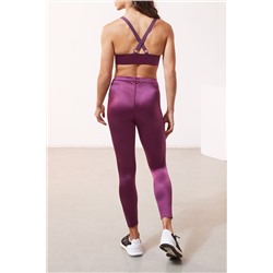 Леггинсы Earline с высокой талией цвета сливы