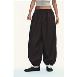 NYLON BALLOON TROUSERS