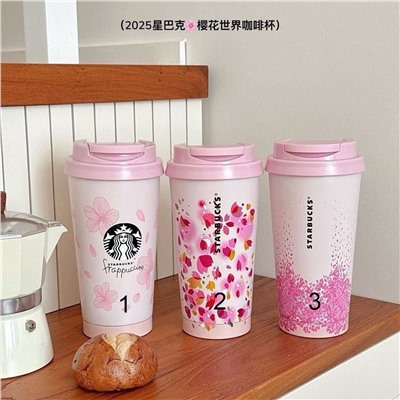 Классный весенний термостакан   Starbuck*s