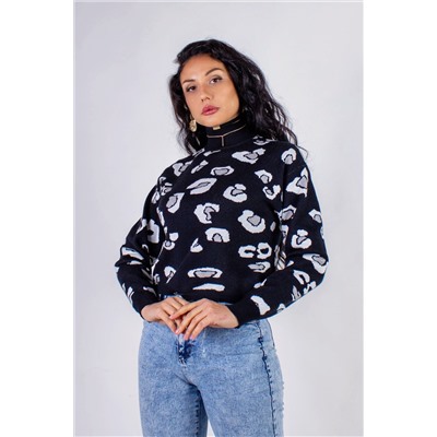 Джемпер с фиксатором Леопард арт.23377