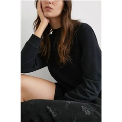 Vestido sudadera midi