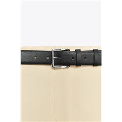 HIGH-WAIST DARTED BERMUDA SHORTS WITH BELT