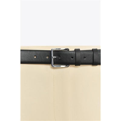 HIGH-WAIST DARTED BERMUDA SHORTS WITH BELT