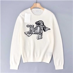 Женский модный жаккардовый свитер с длинными рукавами  МАКС МАР*А