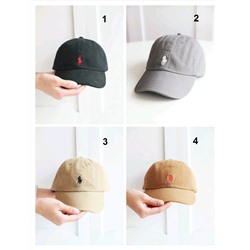 Хлопковые бейсболки 💋Pol*o Ralp*h Laure*n  Оригинал, модель 2024 года! Вышитая эмблема