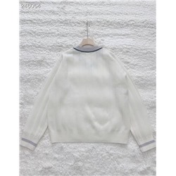 Вязанный пуловер с декоративными элементами в виде цепочек  Brunell*o Cucinell*i