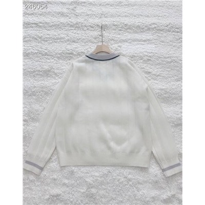 Вязанный пуловер с декоративными элементами в виде цепочек  Brunell*o Cucinell*i