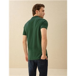 Koyu Yeşil Slim Fit Basic Tişört