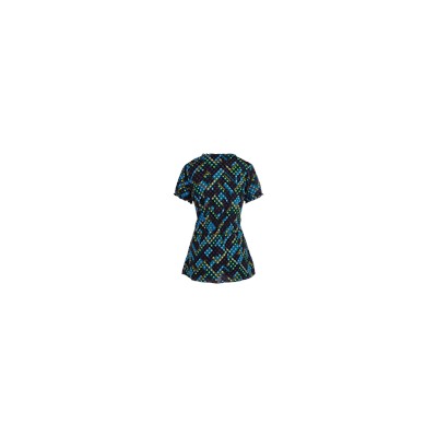 koi Scrubs Abstract Origami Print Top
