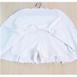 Женская белая короткая юбка