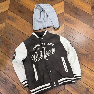 Детская куртка бомбер из искусственной кожи, экспортный магазин ЗАР*А💤