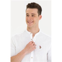 Erkek Beyaz Uzun Kollu Gömlek