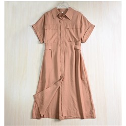 Льняное платье