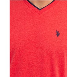 DOUBLE V-NECK T-SHIRT