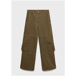 Jeans cargo cremalleras