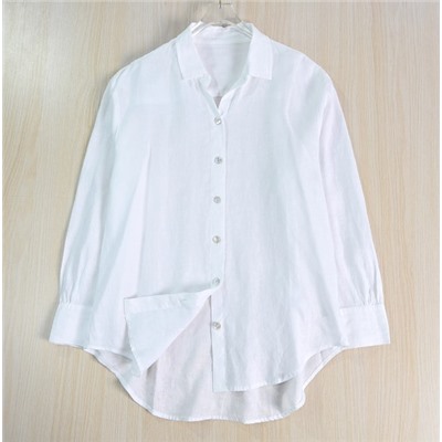 Женская льняная рубашка