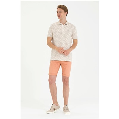 Erkek Taş Polo Yaka Tişört