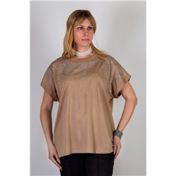 Нарядная футболка со стразами, арт.6167