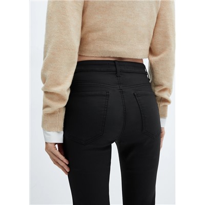 Jeans Sienna flare crop encerados