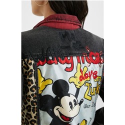 Chaqueta vaquera loose Mickey Mouse