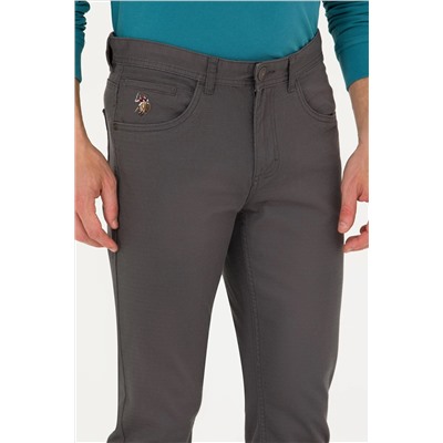 Erkek Antrasit Kanvas Pantolon