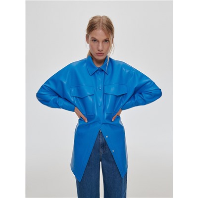 Hemdjacke aus Kunstleder
