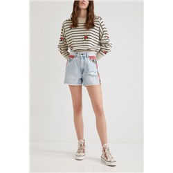 Shorts vaqueros de patch