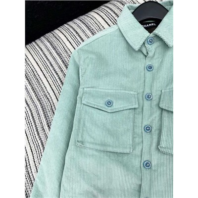 Стильная вельветовая рубашка  Chane*l