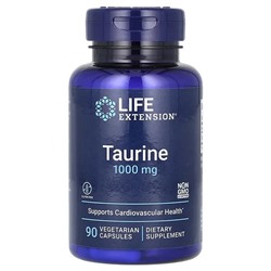 Life Extension, Taurine, 1,000 mg, 90 Vegetarian Capsules