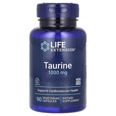 Life Extension, Taurine, 1,000 mg, 90 Vegetarian Capsules