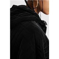 Poncho acolchado capucha