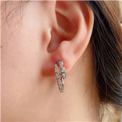 Серьги в виде змеи БУЛГАР*И