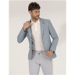 Mavi Ekstra Slim Fit Keten Karışımlı Blazer Ceket