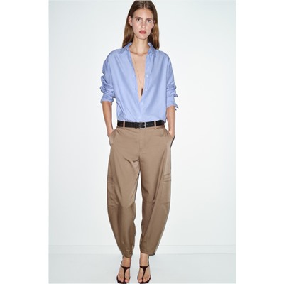 PANTALÓN CARGO TIRO ALTO