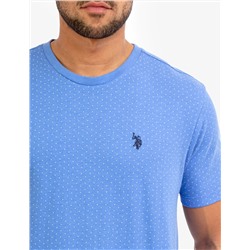 ALL OVER POLKA DOT PRINT T-SHIRT
