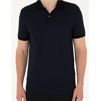 Lacivert Slim Fit Tişört