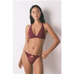 Tanga tul microfibra vino