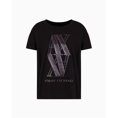 Relaxed fit T-shirt with maxi logo